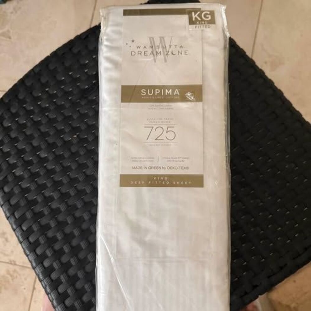 Wamsutta Dream Zone 725 Thread hard to find Count SupimaCotton King Fitted Sheet